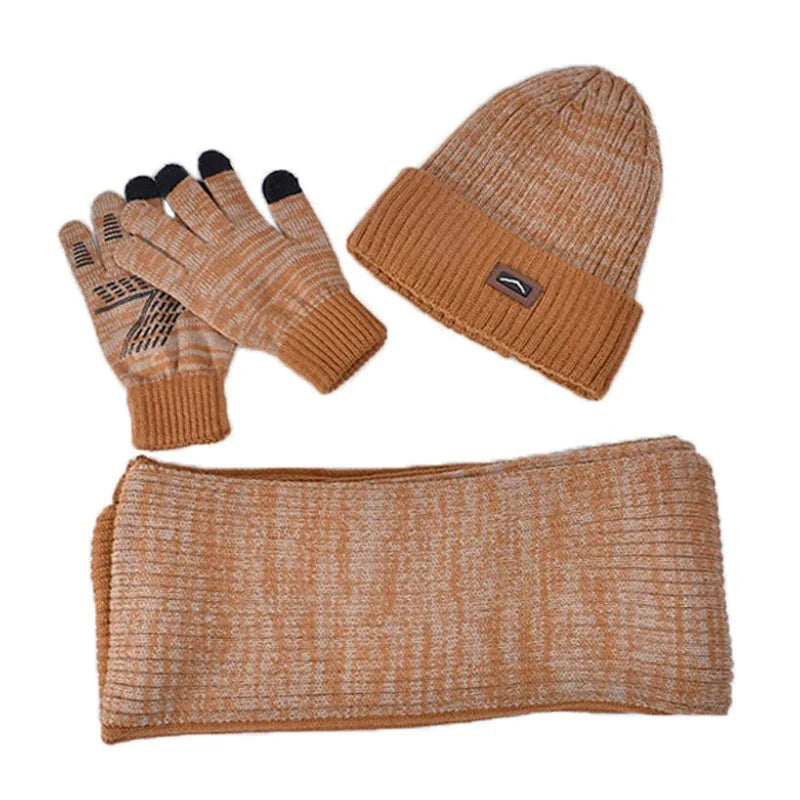 Winter hat, gloves and scarf set