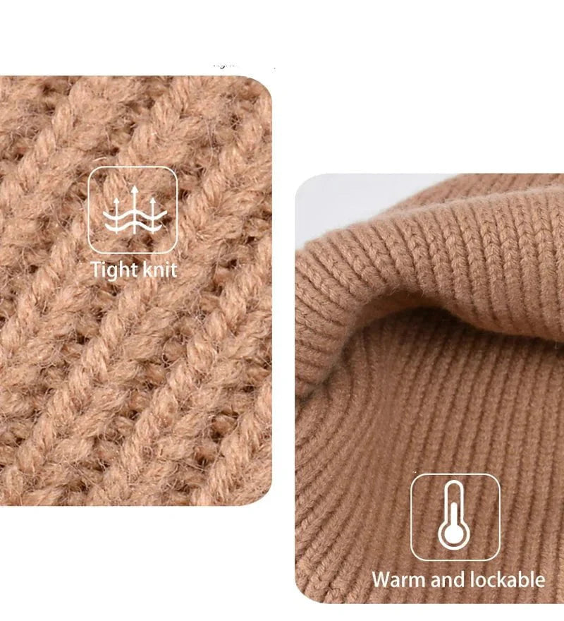 Acrylic hat, scarf and glove set