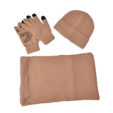 Acrylic hat, scarf and glove set