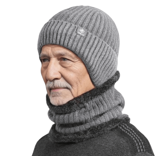 Men's cap and neck set