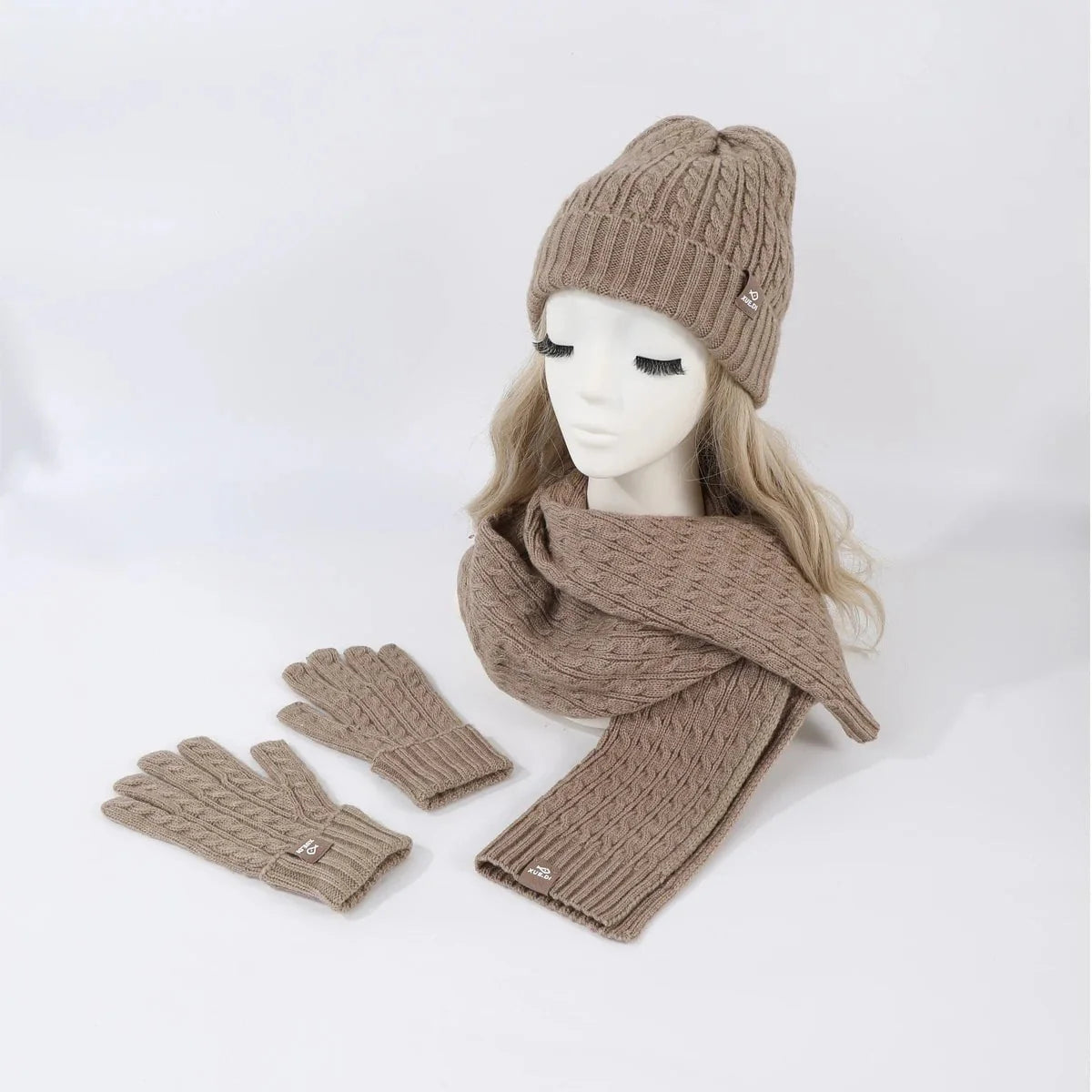 Women's 3-piece solid color set