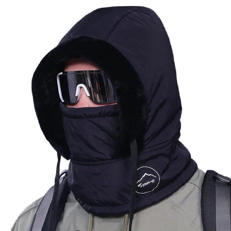 Winter hood with mask