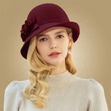 Women's fedora felt hat