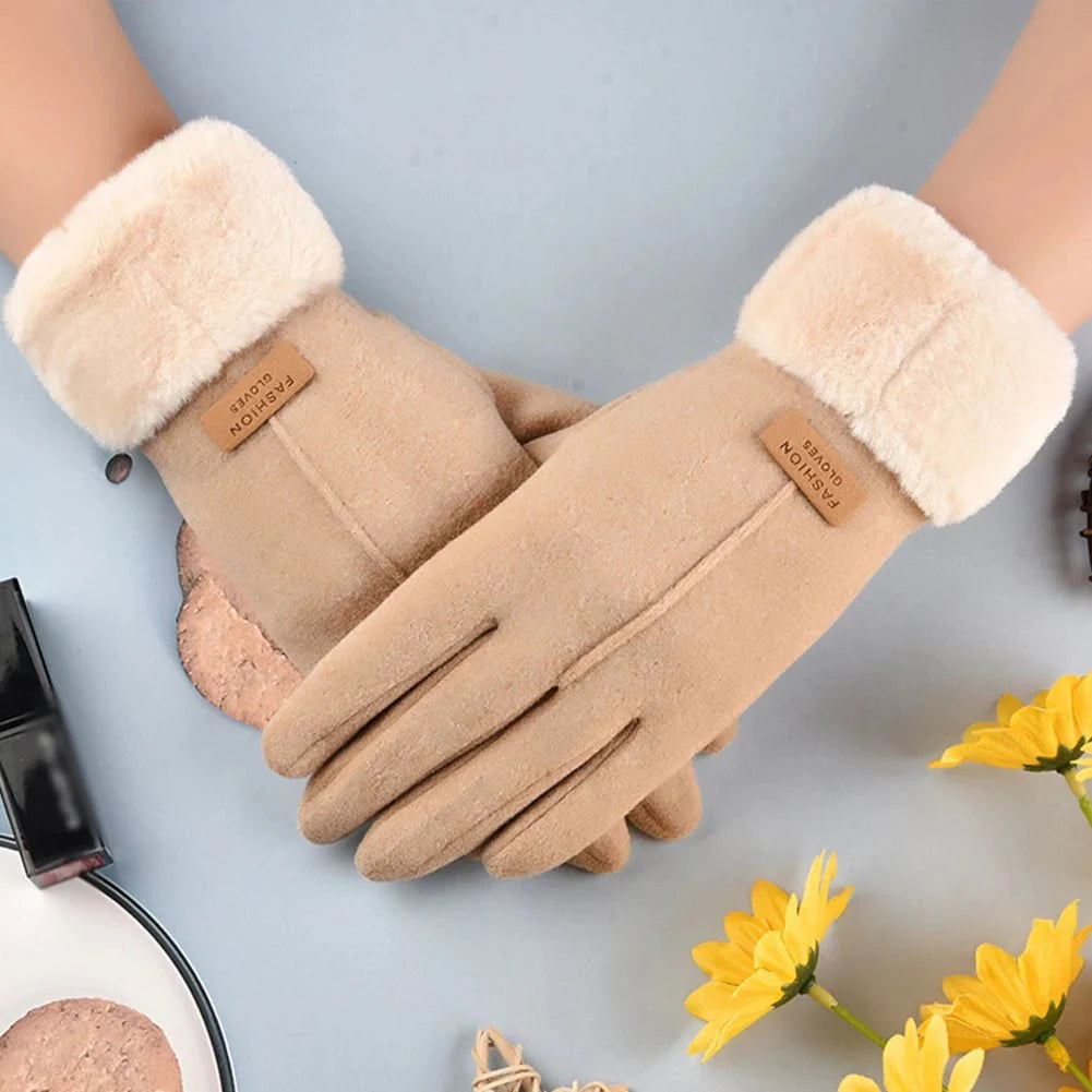 Warm, cold-resistant winter gloves