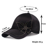 Butterfly rhinestone cap