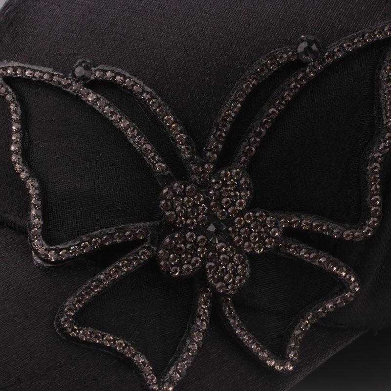 Butterfly rhinestone cap