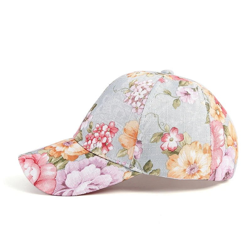 Women's printed cap