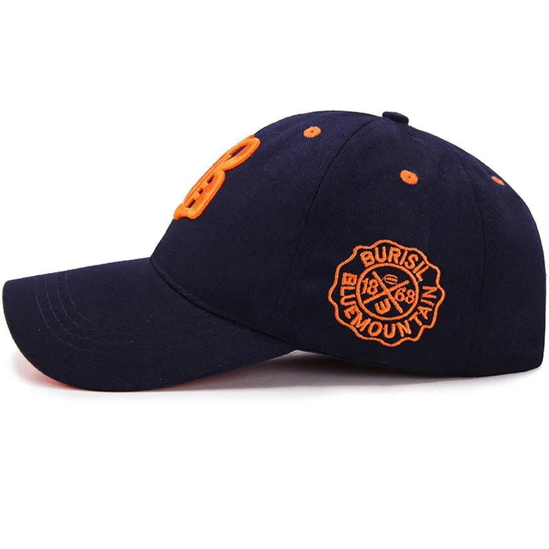 Embroidered hip-hop cap