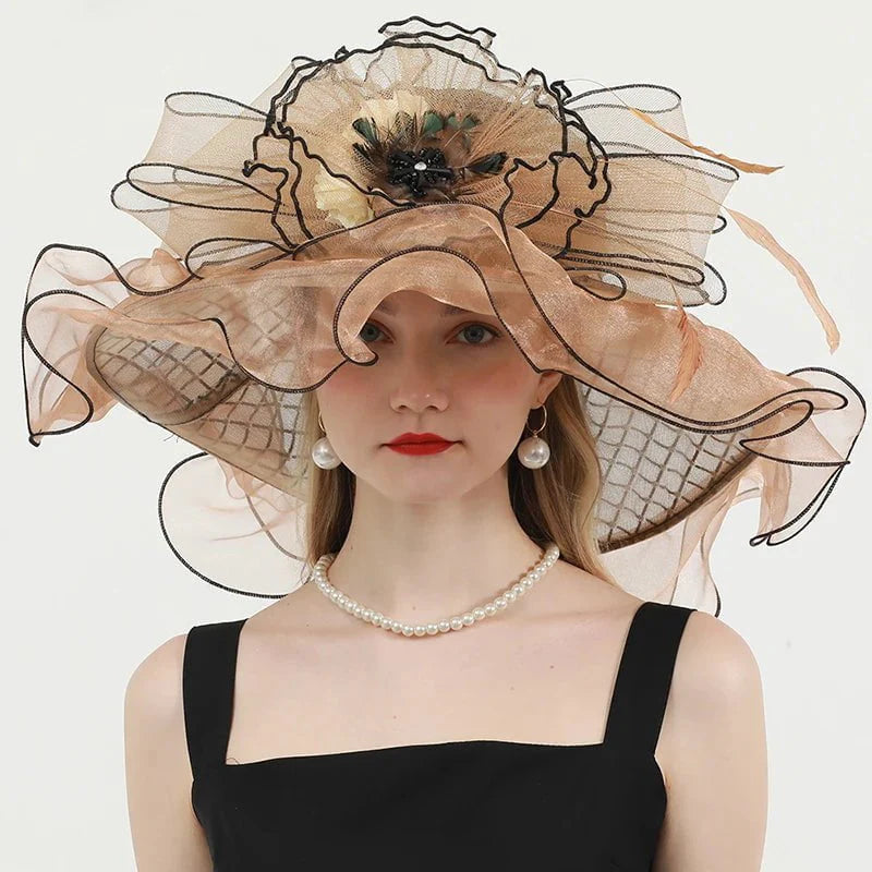 Elegant wedding hat