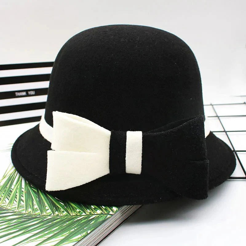 Elegant cloche hat