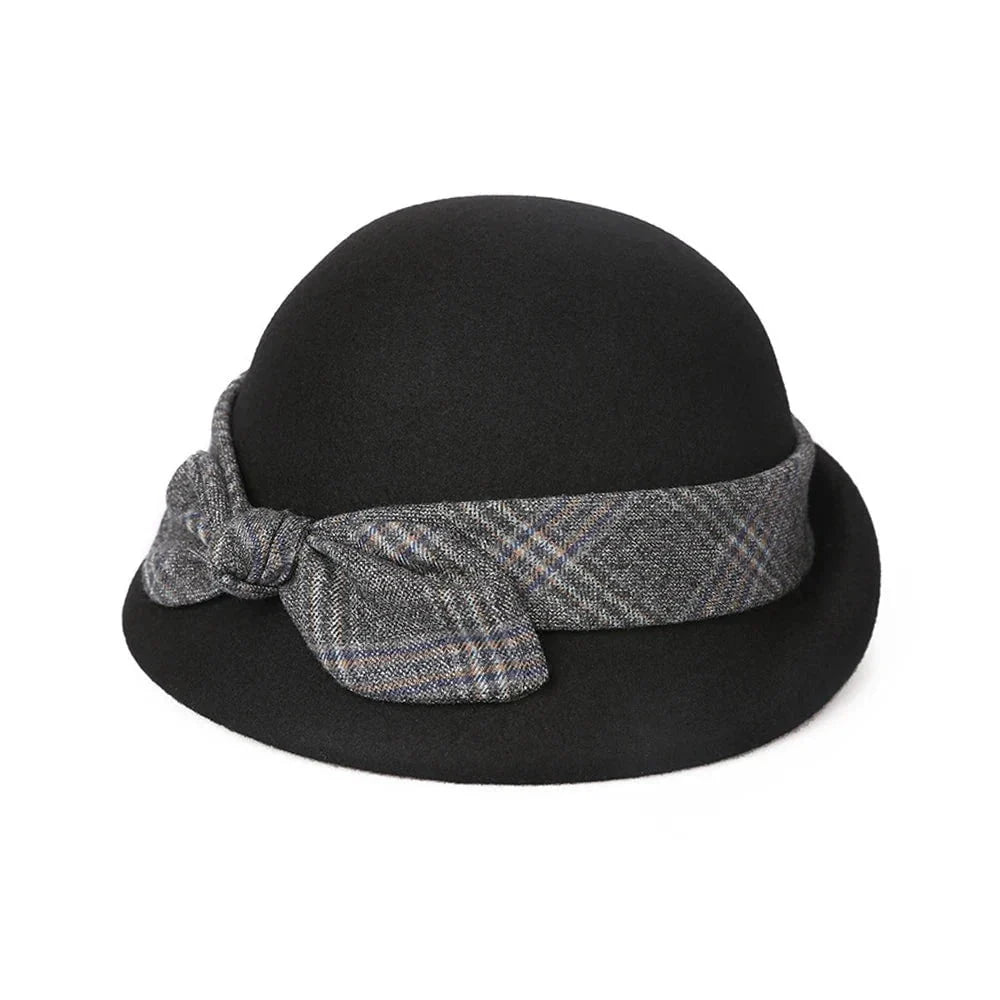 Vintage felt bell hat