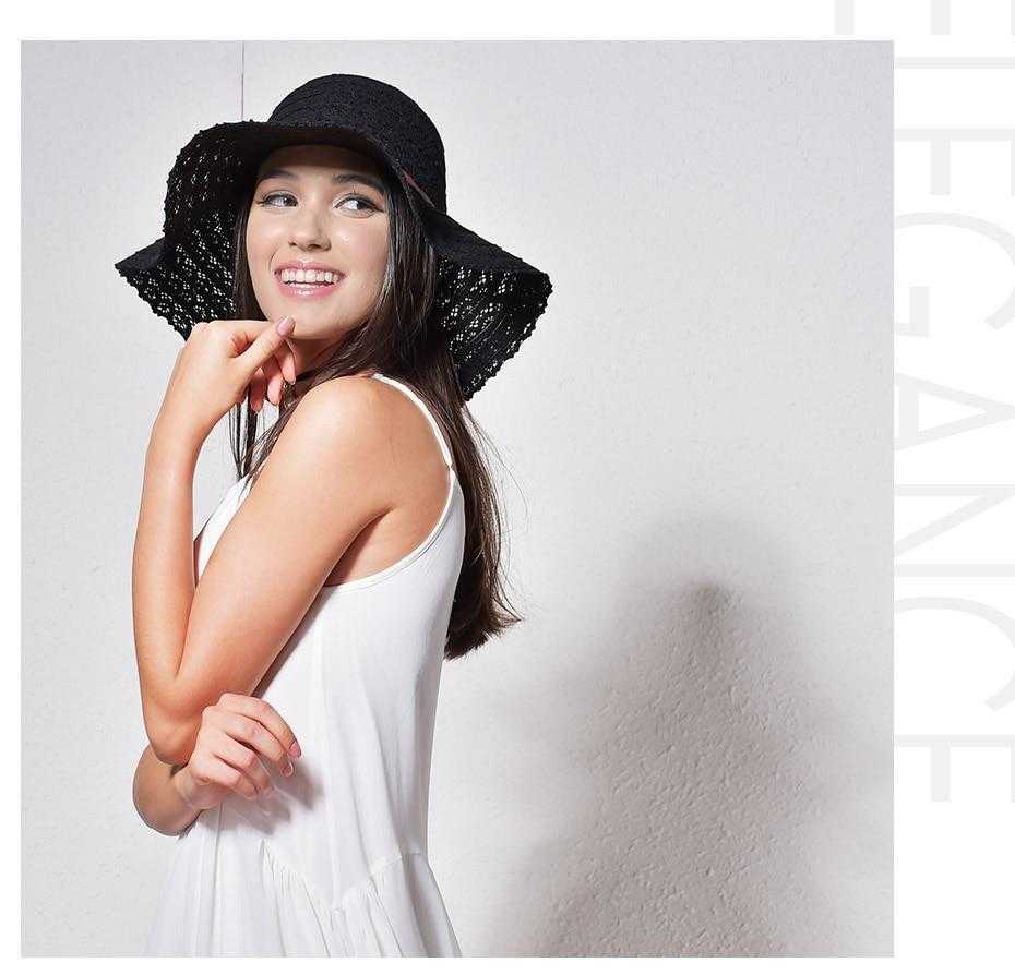 Straw and cotton hat