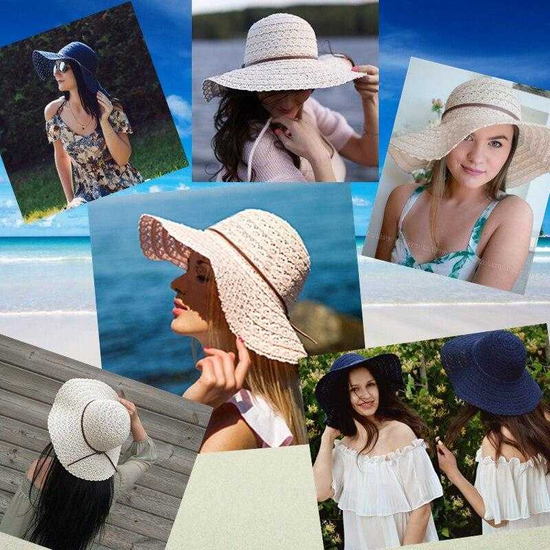 Straw and cotton hat