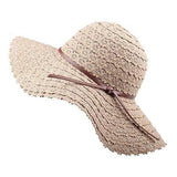 Straw and cotton hat