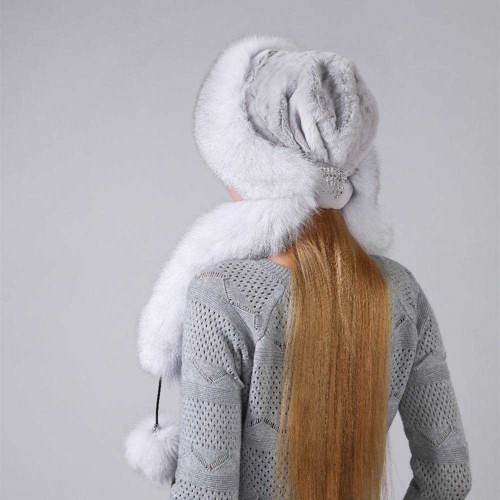 Warm hat with scarf