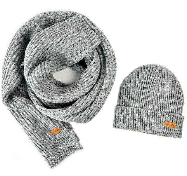 Unisex scarf and hat set
