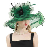 Sophisticated wedding hat