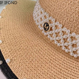 Elegant straw hat