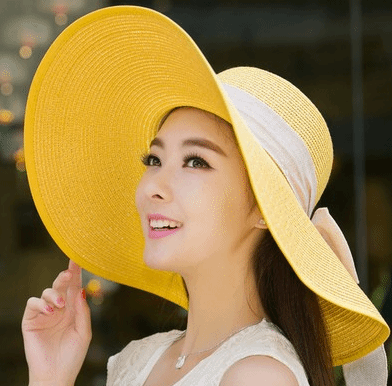 foldable sun hat