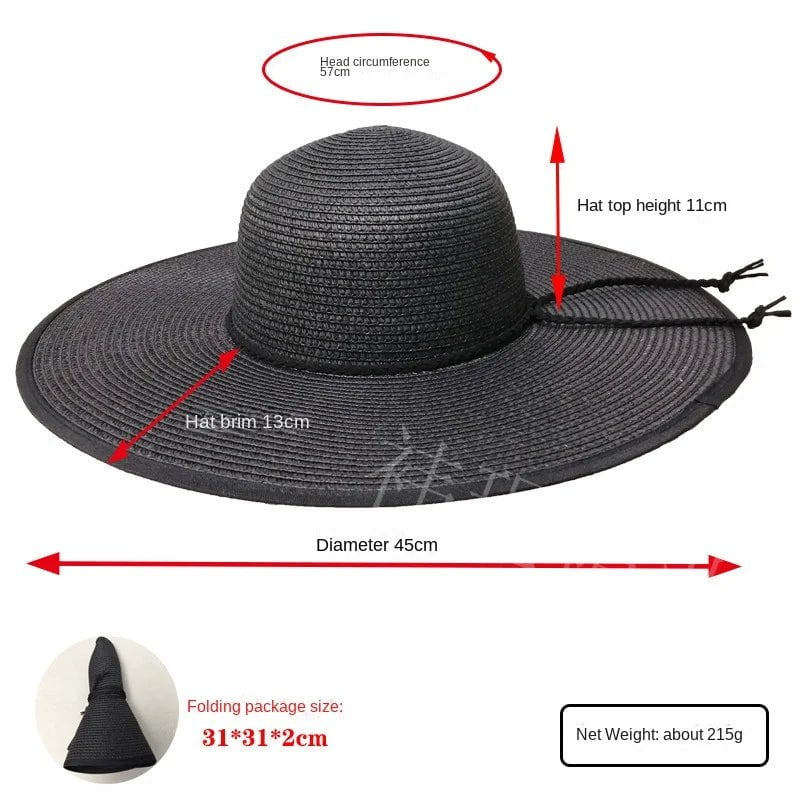 Foldable Straw Hat