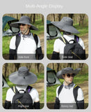 Fishing hat in durable canvas