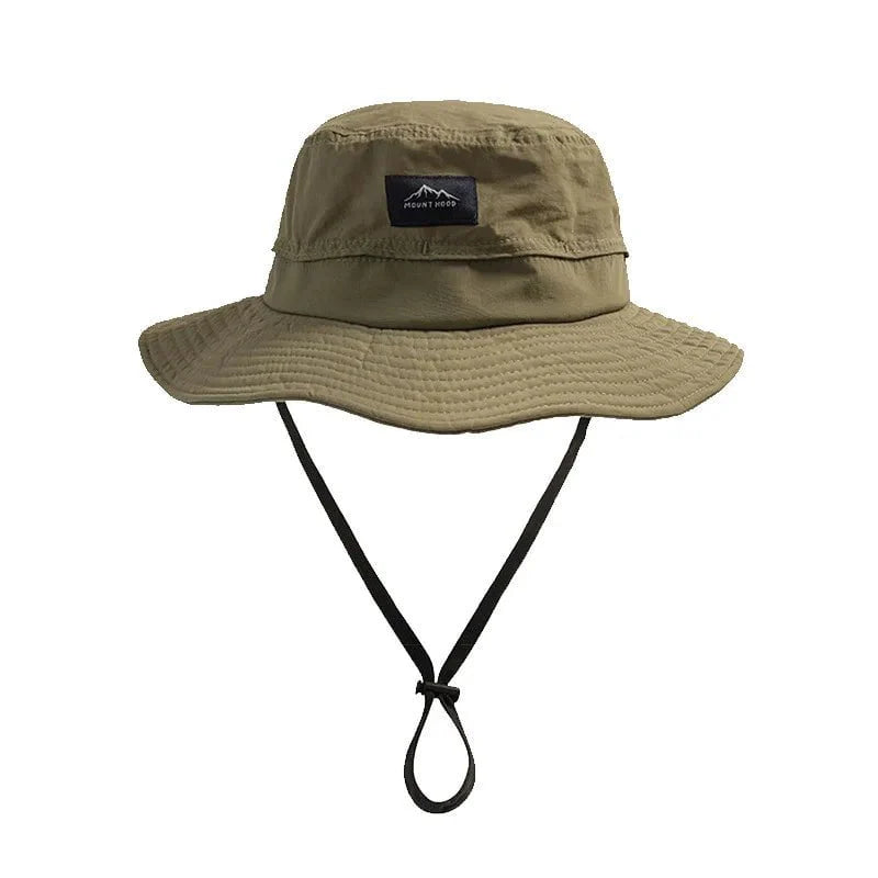 Women's fishing hat with adjustable drawstring