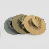Women's fishing hat with adjustable drawstring
