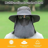 Women's fishing hat with neck protection