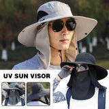 Men's fishing hat with sun protection