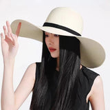 Foldable beach hat