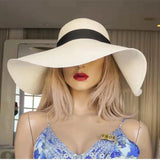Foldable beach hat