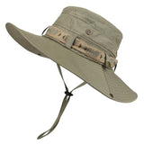 Wide-brimmed hiking hat