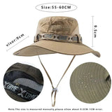 Wide-brimmed hiking hat