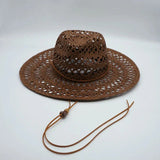 Hand-woven raffia hat