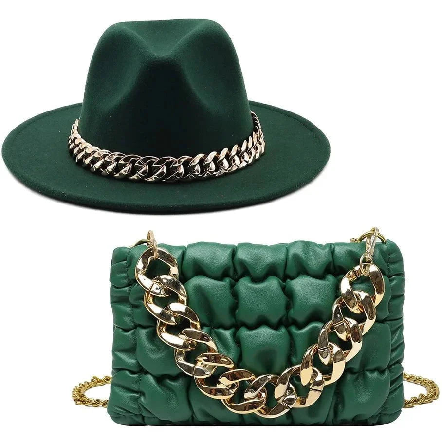 Hat and matching bag