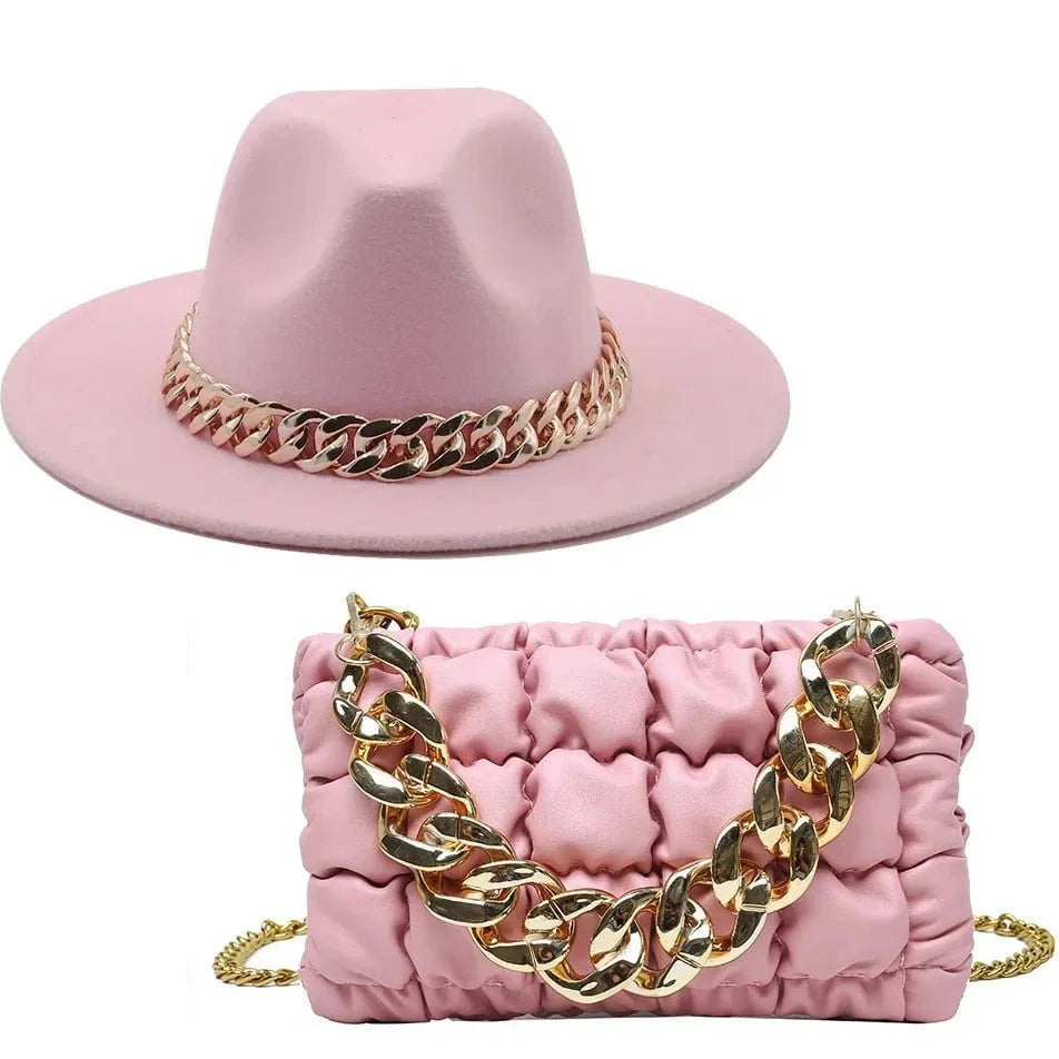 Hat and matching bag