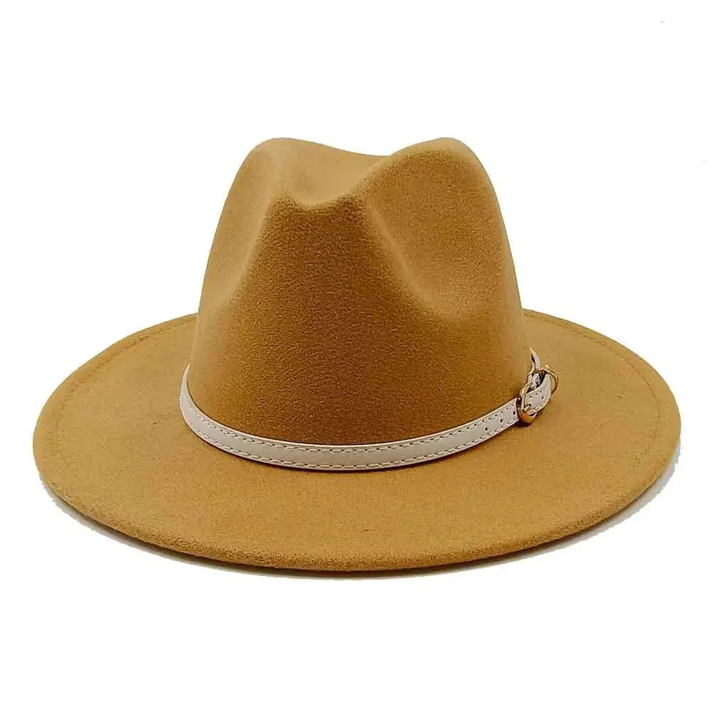 Fedora hat with large bag