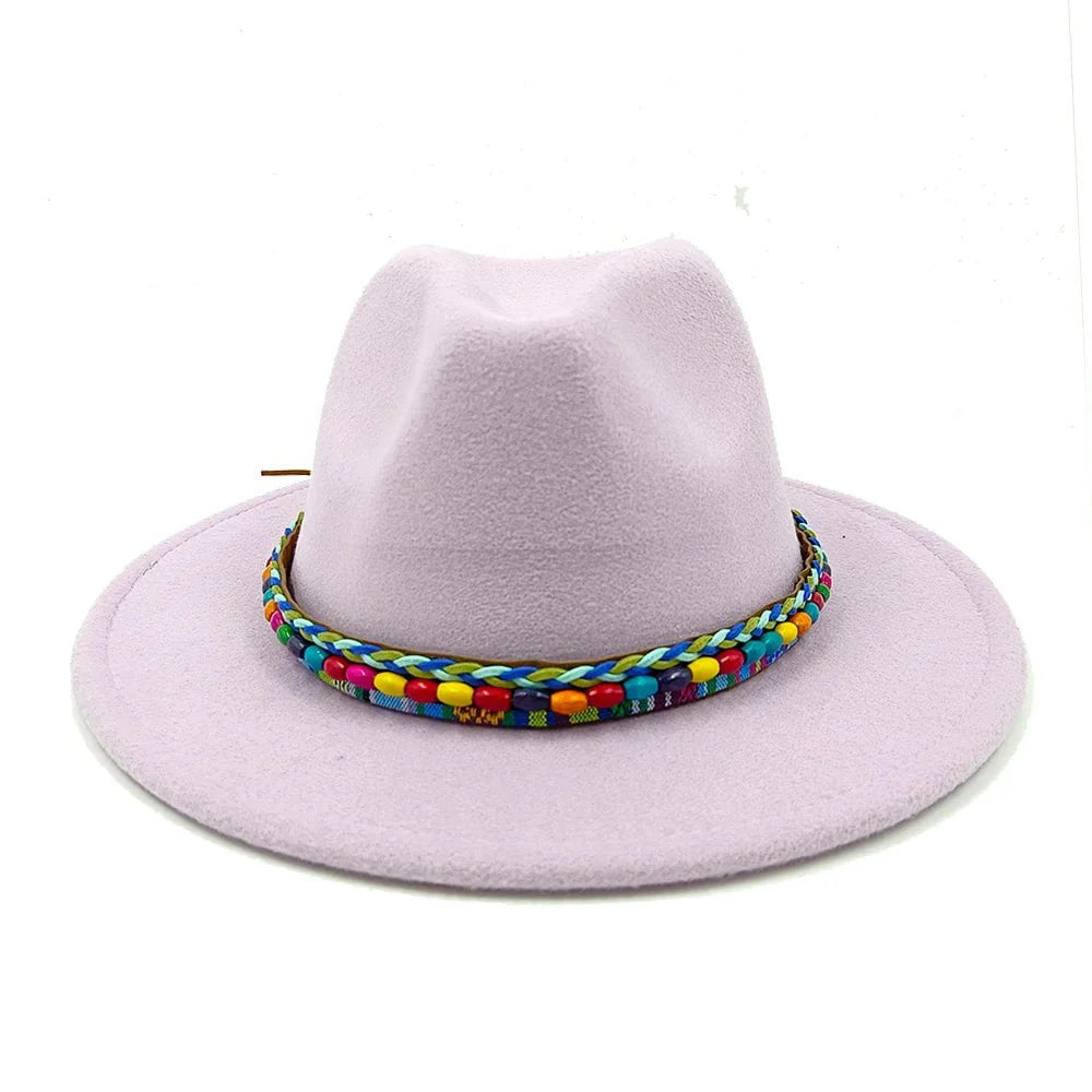 Fedora hat and matching handbag
