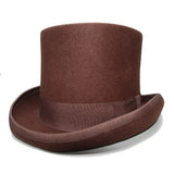 Brown top hat