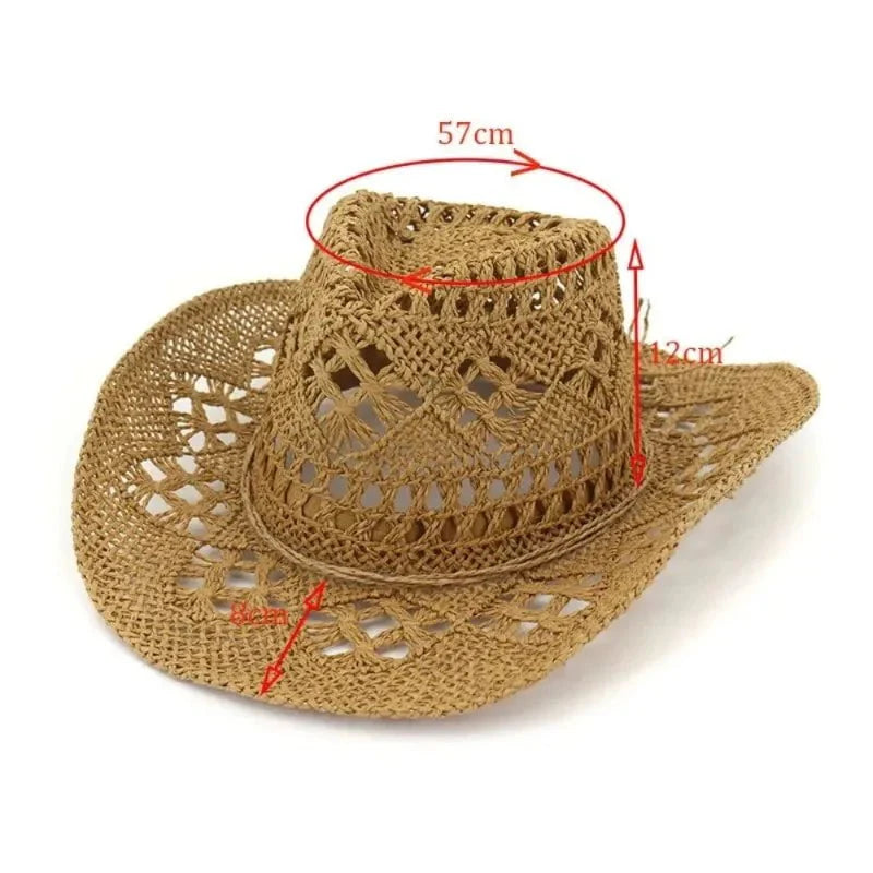 Western straw hat