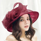 Organza church hats