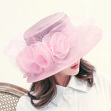 Organza church hats