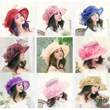 Organza church hats