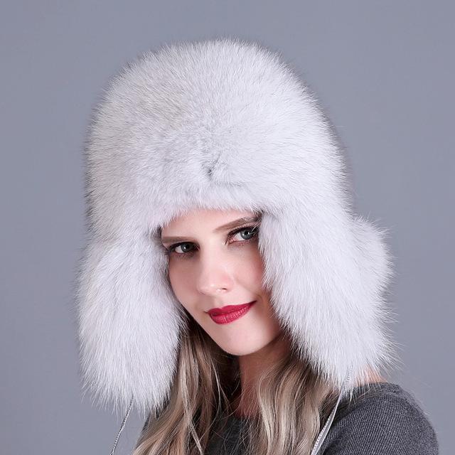 Women's hat with ear flap