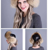 Women's hat with ear flap