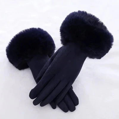 Thick velvet gloves