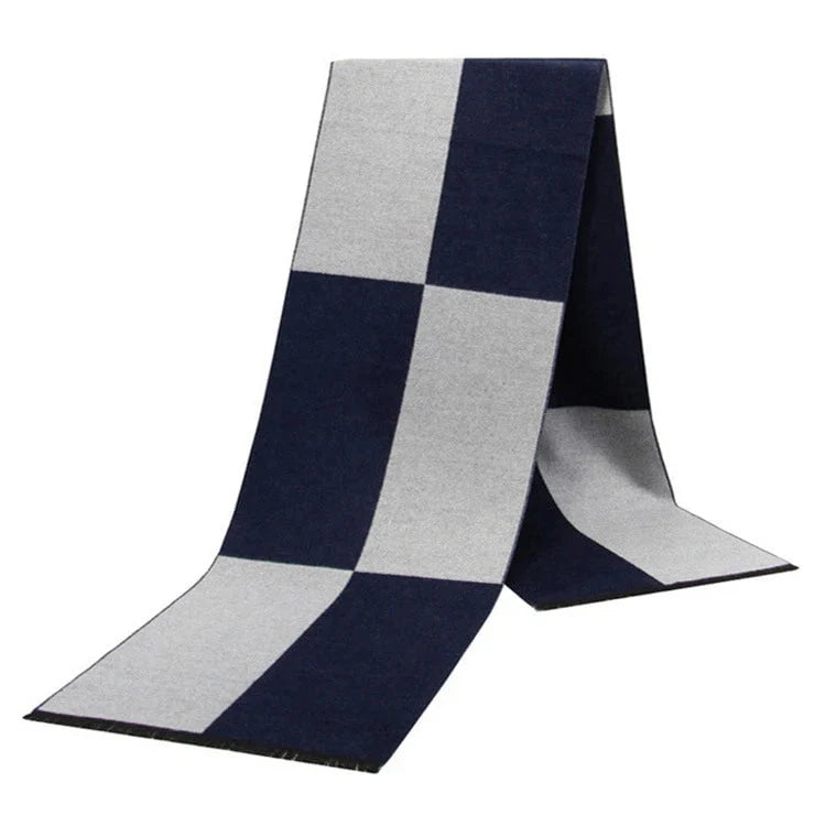 Men's plaid scarf