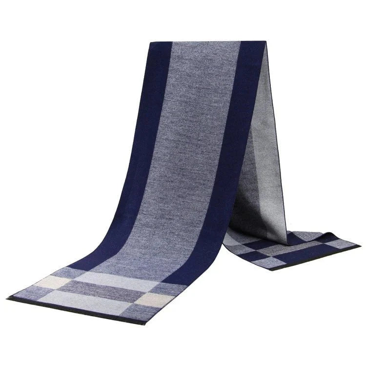 Men's plaid scarf