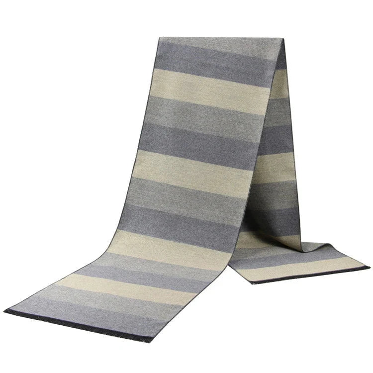 Men's plaid scarf
