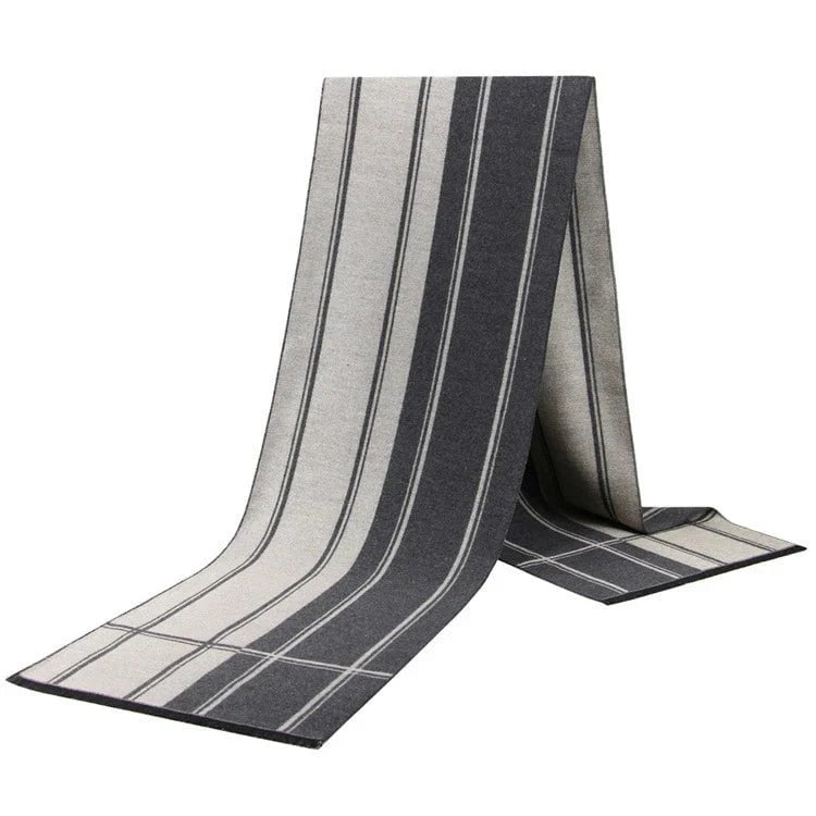 Men's plaid scarf